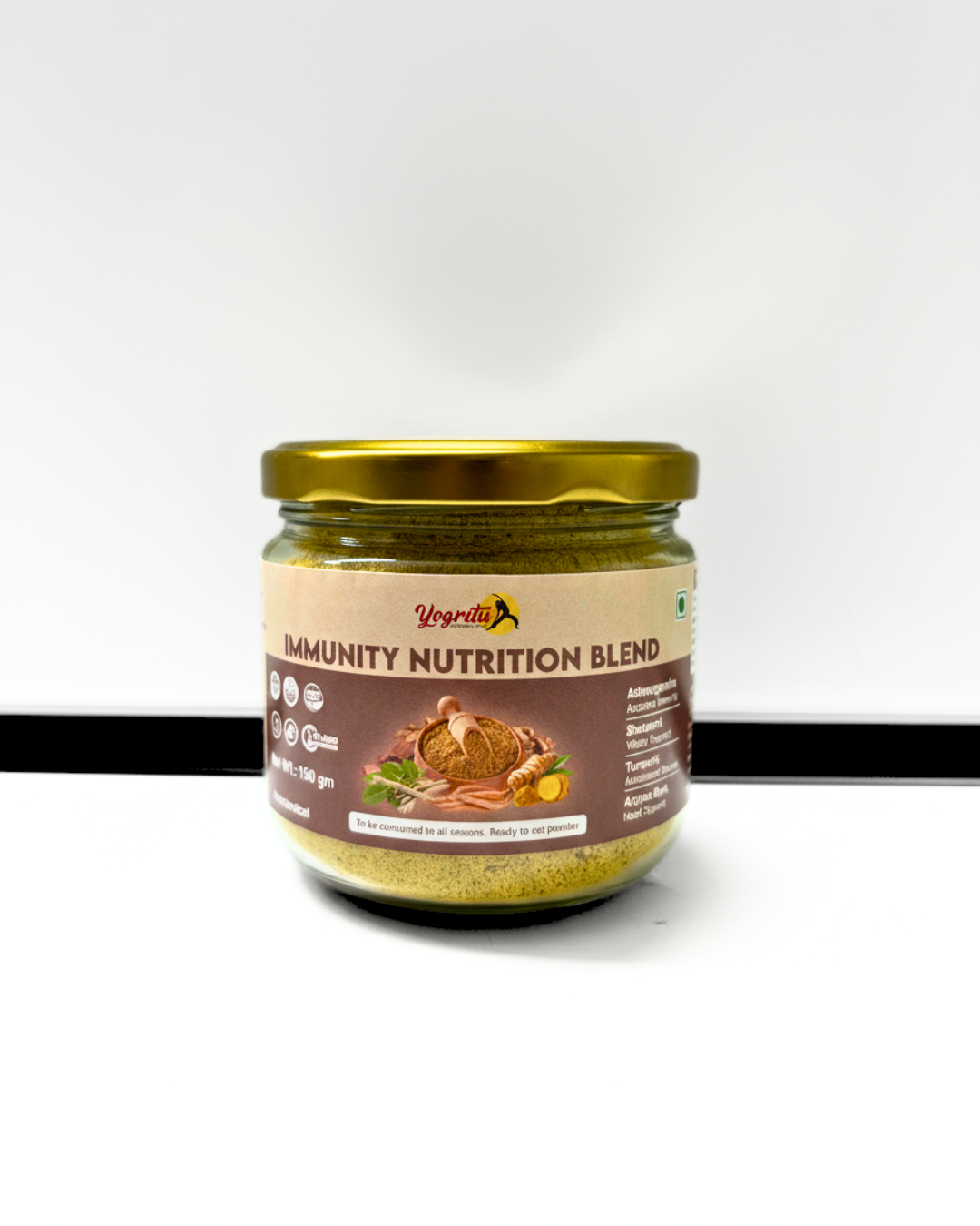 YOGRITU Immunity Nutrition Blend with Monk Fruit | Sugar-Free, Antioxidant-Rich Health Powder