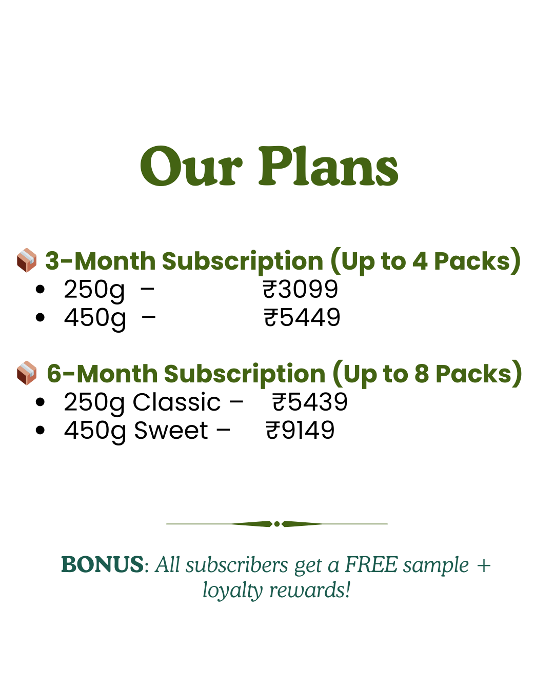 YOGRITU Daily Nutrition Subscription Plan (3 & 6 Months)