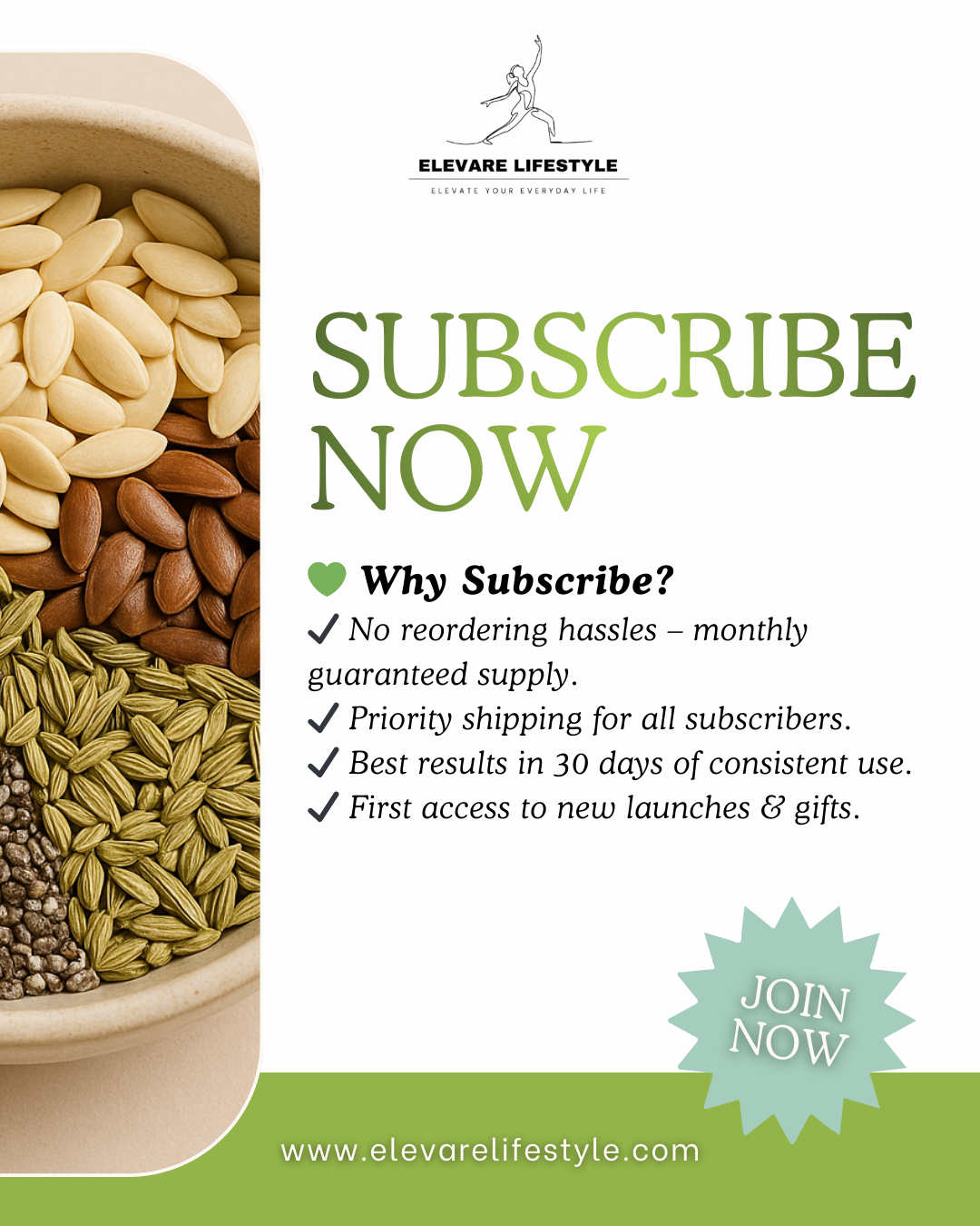 YOGRITU Daily Nutrition Subscription Plan (3 & 6 Months)