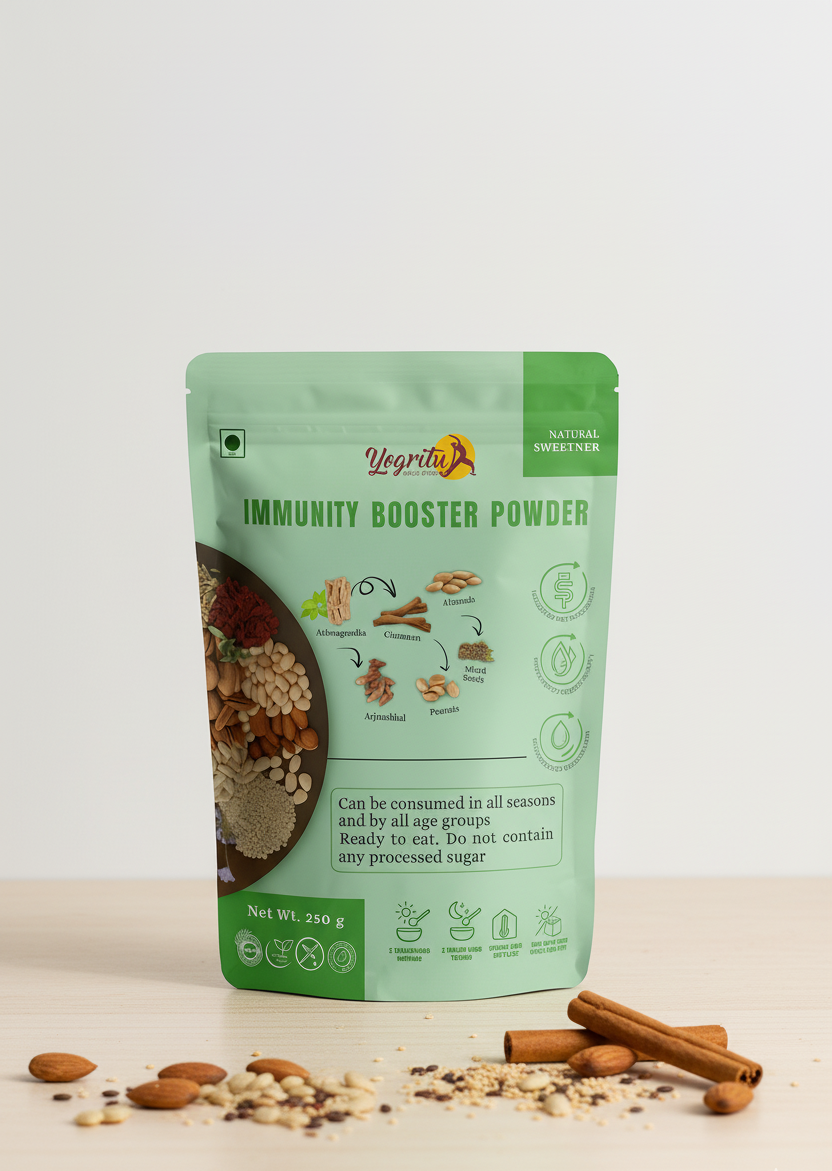 YOGRITU Immunity Powder – Natural Sweetened Cocoa Variant