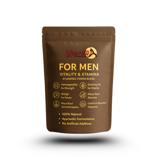 YOGRITU — For Men | Shilajit, Safed Musli, Kaunch Beej (Mucuna Pruriens), Gokshura (Tribulus ) ,  Methi  (Fenugreek)