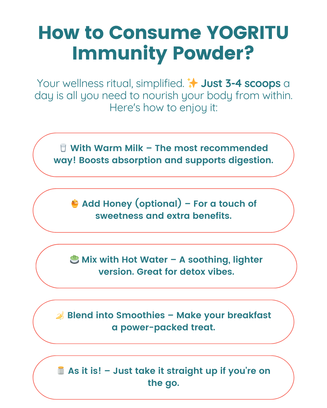 YOGRITU Immunity Powder – Natural Superfood Blend